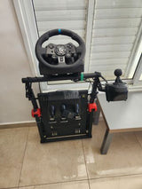Logitech G923 + שיפטר + סטנד