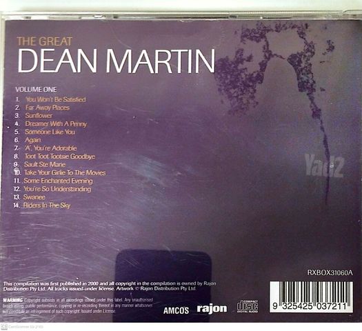 The Great Dean Martin Volume