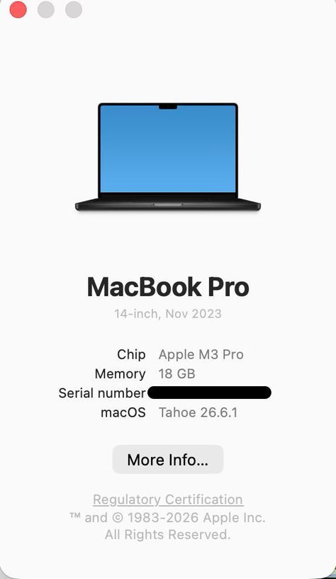 14" Macbook Pro M3