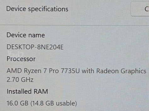 ThinkPad L14 Ryzen 7 Pro Gen5