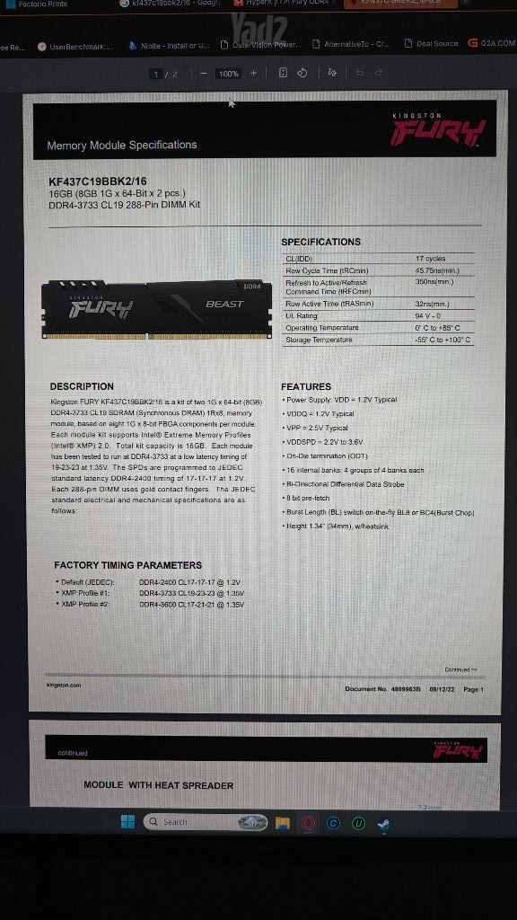 זיכרון DDR4 32 giga