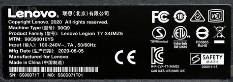 Lenovo Legion T7|i9 |RTX 2070