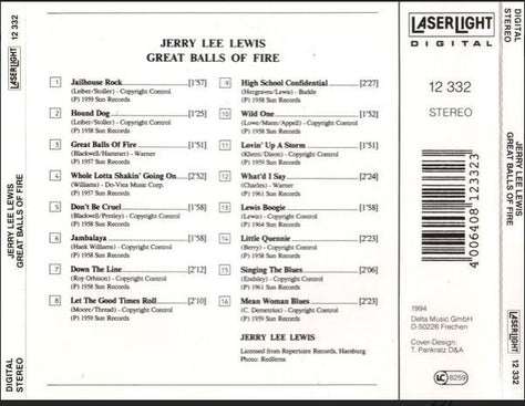 Gerry Lee Lewis Great Balls of