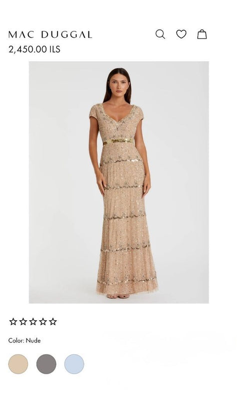 שמלת ערב Mac Duggal