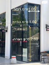 צמד מסכי LED מקצועיים לעסק שלט