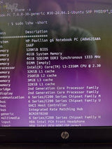 מחשב נייד hp pavilion g6