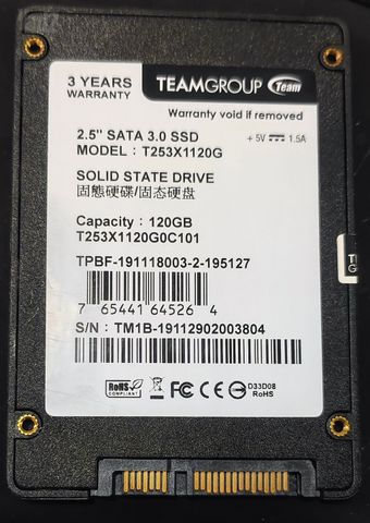 SSD SATA Team 120GB