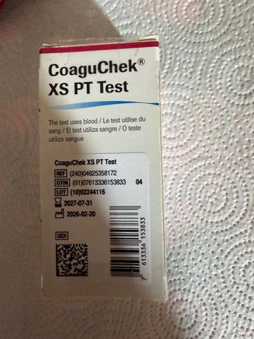 CoaguChek-XS + PT Test Strips