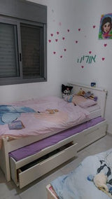 2 מיטות יחיד 90×190