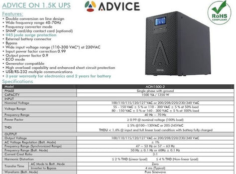 UPS אל פסק ADVICE