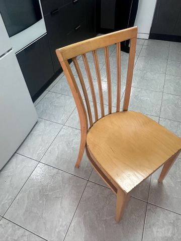סט 3 כיסאות עץ
