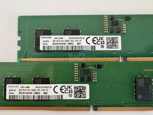 Samsung 2*8GB DDR5 5600MHz