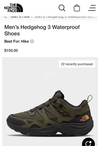 נעליים תוצרת North Face