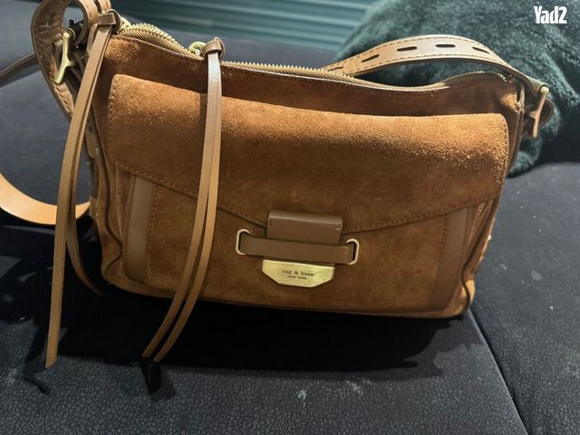 תיק Rag & Bone , זמש ועור