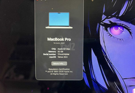 14׳ Apple Macbook Pro M1 Max