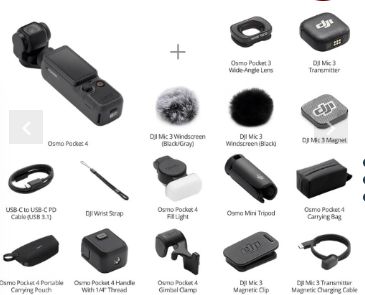 מצלמת dji osmo pocket 4