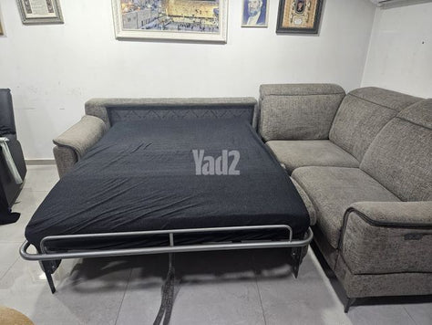 סלון נפתח +ריקליינר חשמלי