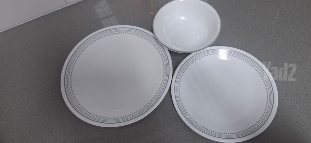צלחות corelle 12 סועדים
