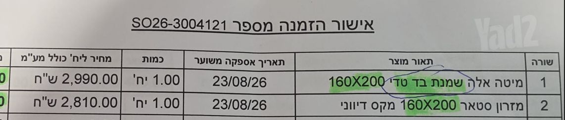 מזרון