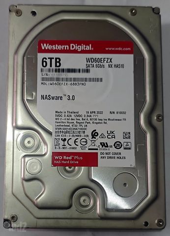 כונן קשיח WD RED PLUS 6TB