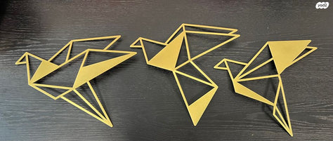 ציפורי אוריגאמי של glyphs