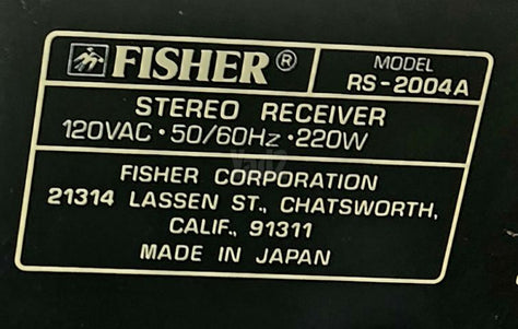 רסיבר FISHER