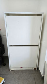 ארון IKEA BISSA – 2 תאים – לבן