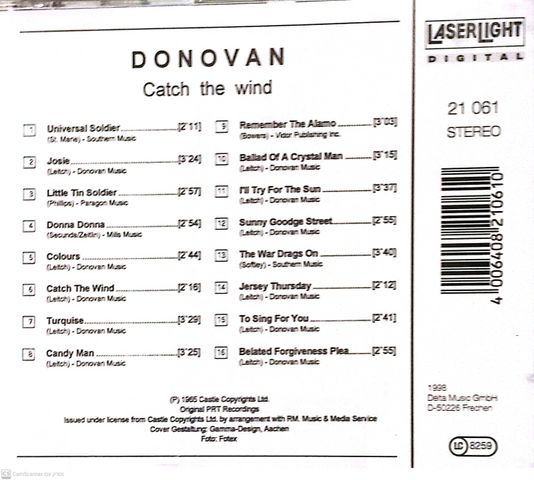 Donovan Catch the Wind