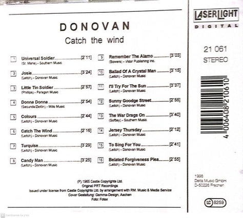 Donovan Catch the Wind