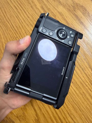 Sony zve10 עם smallrig כלוב