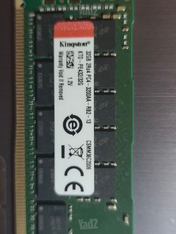 RDIMM ECC Kingston (2*32) 64GB