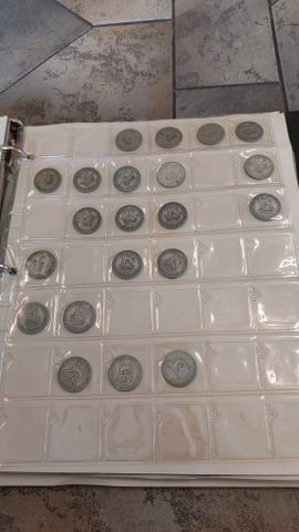vintage UK coin collection