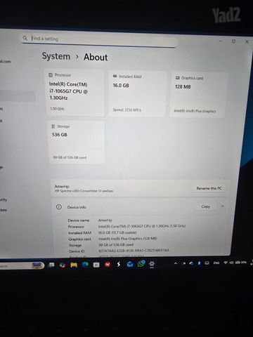 מחשב נייד HP spectre 360