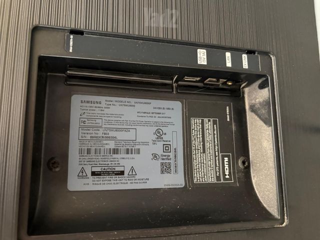 Samsung MU8000 75" 4K Smart TV