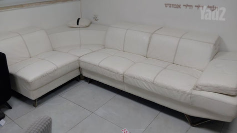 ספה פינתית מעור