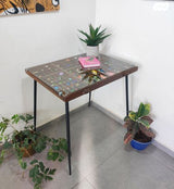 שולחן מגירת דפוס וינטג'