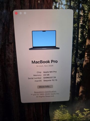 MacBook Pro M4 Pro 24GB 1TB