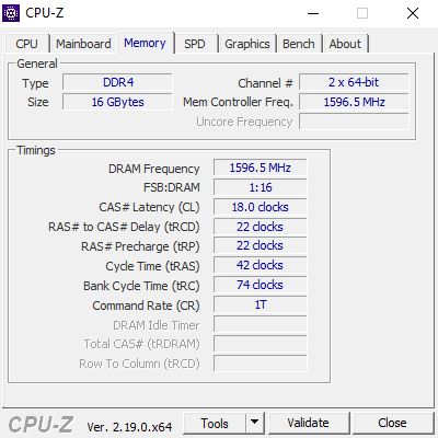 3200 DDR4 16GB(2x8)