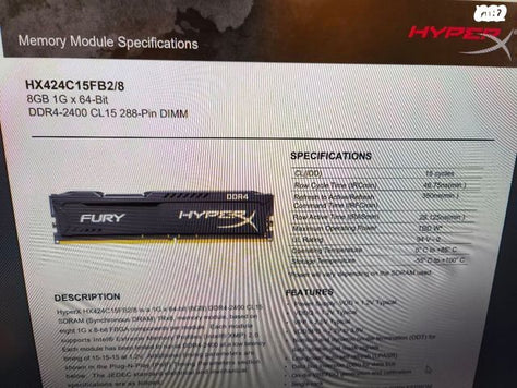 זכרון למחשב Ddr4 8X4 Hyperx
