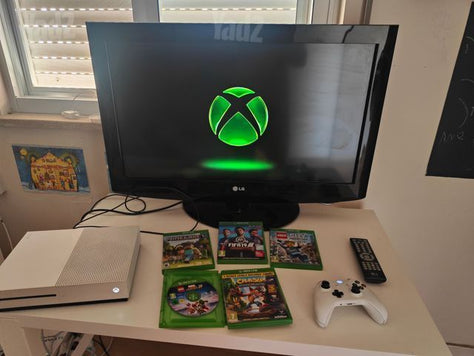 Xbox One S+משחקים+tv LG