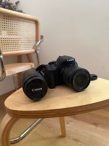 Canon 700D + 2 עדשות