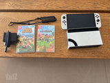 Nintendo switch oled +משחקים