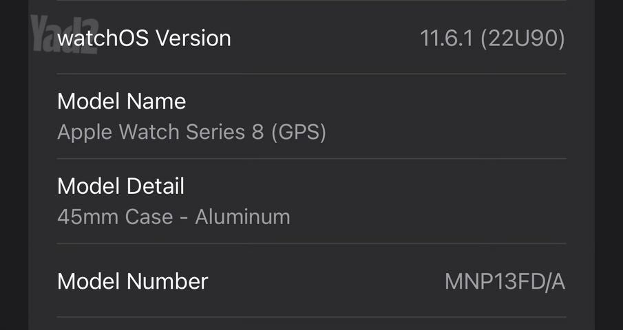Apple Watch Series 8 45mm GPS