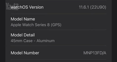 Apple Watch Series 8 45mm GPS