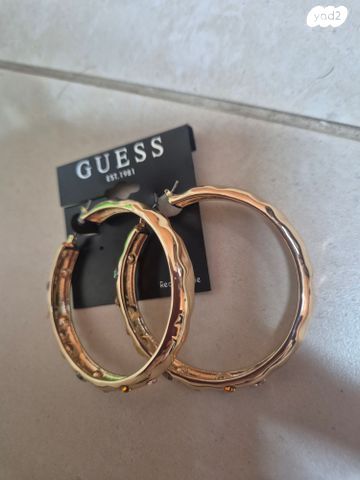 עגילים  חישוקים חדשים GUESS
