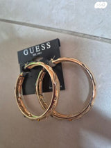 עגילים  חישוקים חדשים GUESS