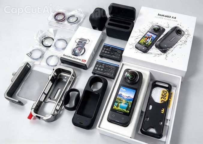 מצלמת אקסטרים Insta360 X4
