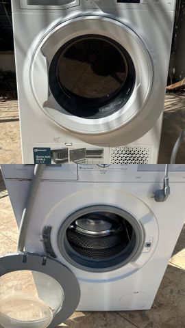 מייבש כביסה ומכונה