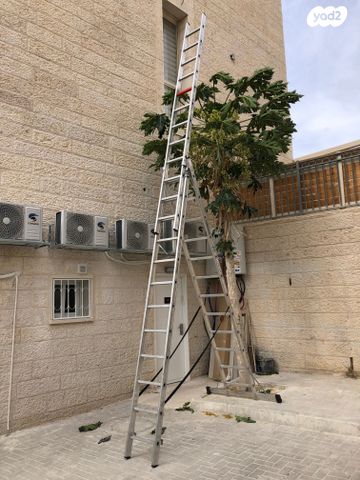 סולם אלומיניום מקצועי תקני 9 מ