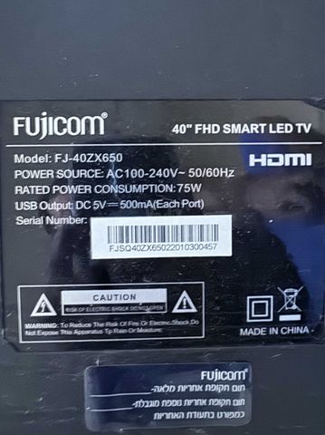 SMART TV FJ-40ZX650